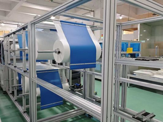 Multifunctional Automatic Production Equipment For Trapezoidal Air Filter Bags With Partition Strips