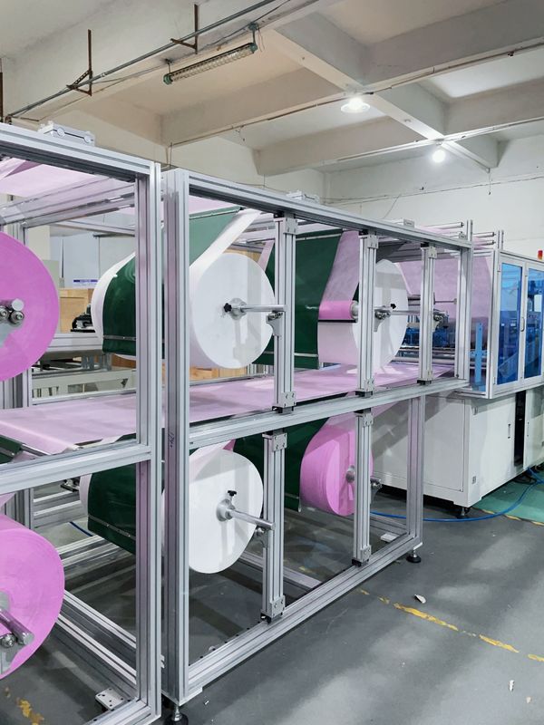 0.6Mpa 6KW Non Woven Bag Automatic Machine Cutting For Rectangular Or Trapezoidal Bags