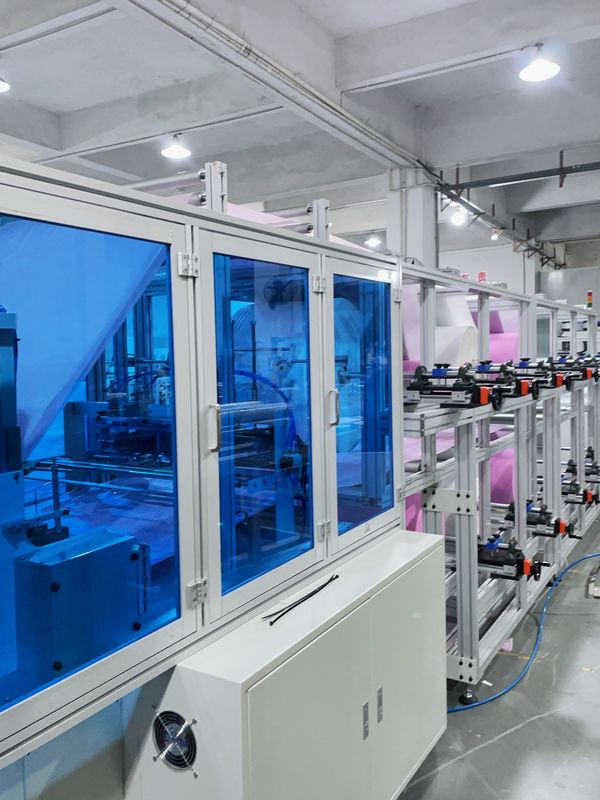 Ultrasonic Flat Trapezoidal Bagging Machine Using A Square Welded Structure For Entire Machi
