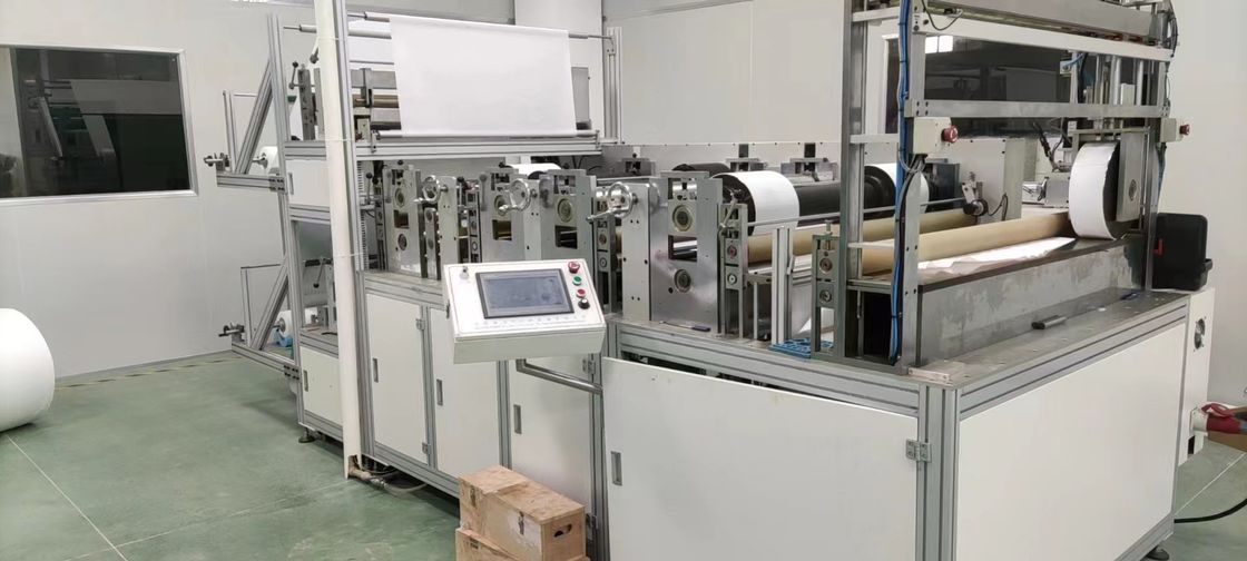 Fully Automated Ultrasonic Surgical Manufacturing Machine From Fabric Loading Rack To Finished