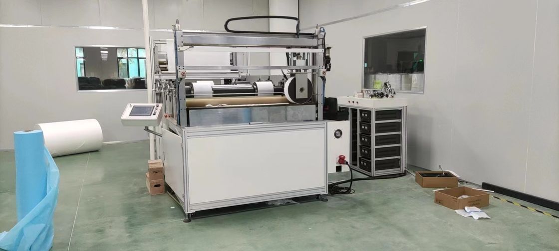 Surgical Gown Making Machine Using Ultrasonic Fusion And Wireless Sewing And Welding Firmn