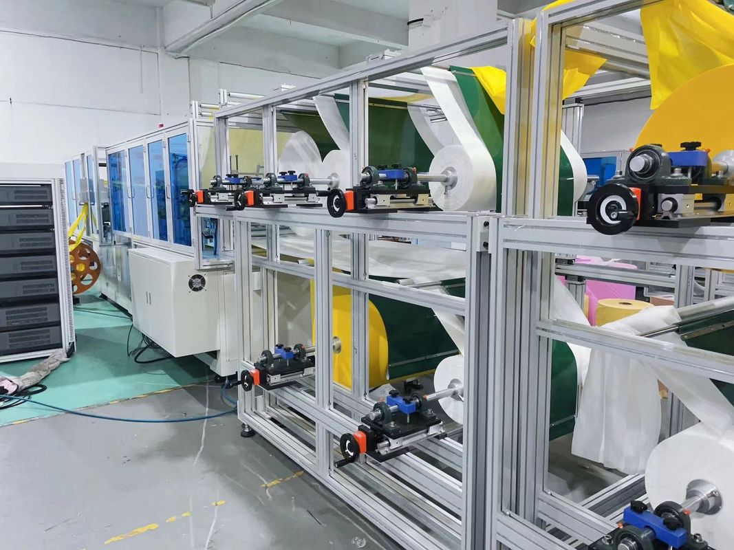 Ultrasonic Non Woven Bag Making Machine Rectangular Or Trapezoidal Bags And Is Easy To Operate