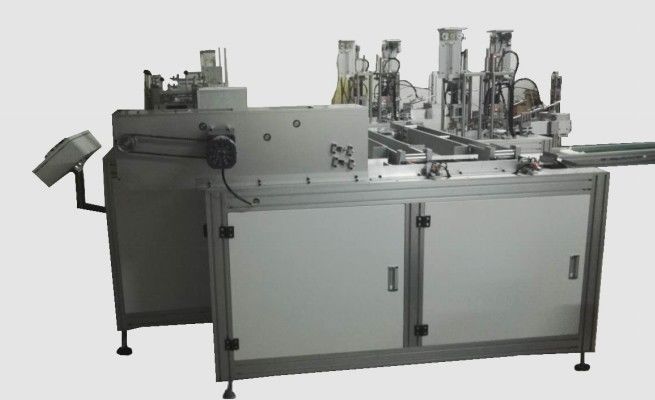 10KW Disposable Face Sheet Mask Making Machine Connected Three Outer Ear Band Fusion Welding Machine