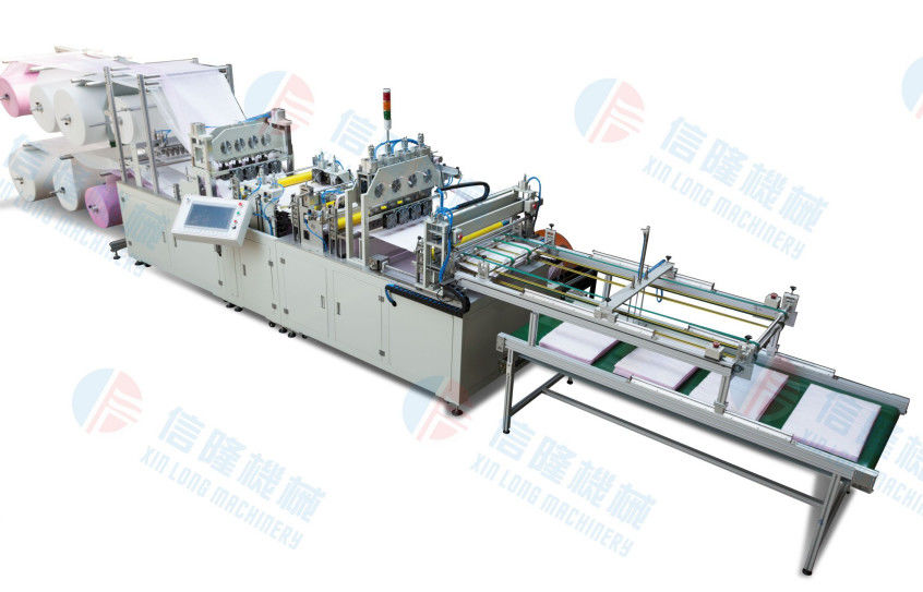 Full-Automatic Ultrasonic External Trapezoidal Air Filtration Bag-Making Equipment 1000-1500 Bags Per Hour.