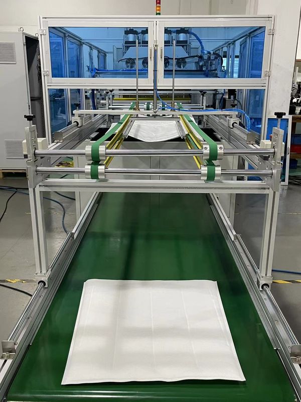 15KW Energy-Saving Silent Ultrasonic Primary Trapezoidal Filter Bag Making Machine.