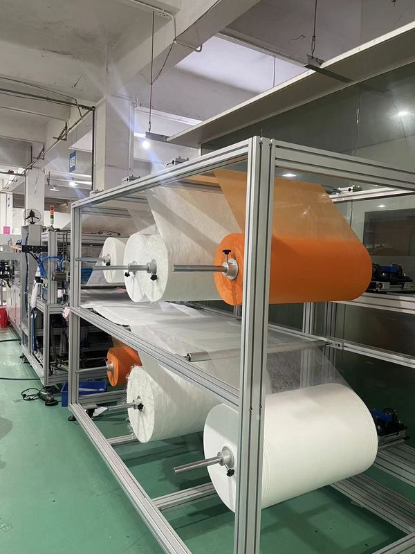 220V/380V 3P Intelligent Mute Ultrasonic Intermediate Effect Air Filtration Bag Making Machine.