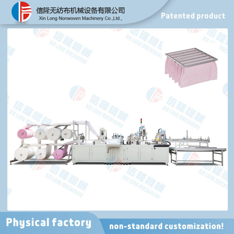 Ultrasonic Automatic Manufacturing Machine For Cutting Or Rolling Air Filter Bags In Dust-free Factory Assembly Line