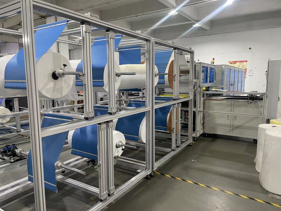 Machine Capable Of Customizing Primary Trapezoidal Bags Of Various Sizes