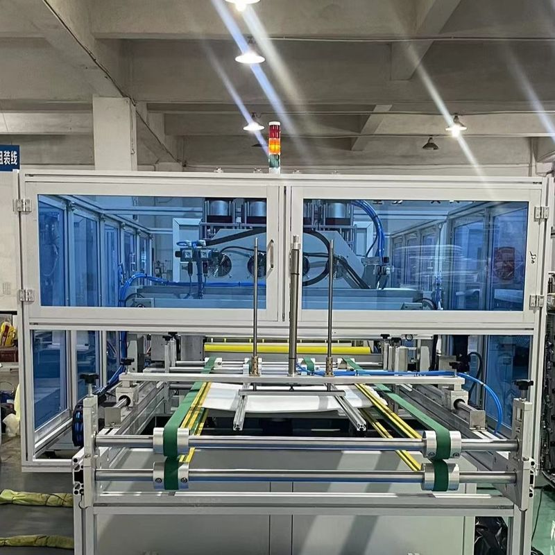 Man-machine Interface Operation, Machine Capable Of Customizing Primary Trapezoidal Bags Of Various Sizes