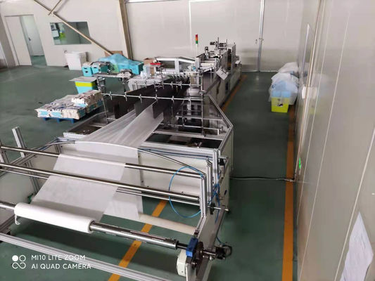 آلة طي أوراق السرير التلقائية للبيع Spunlace Nonwoven Fabrics 1600KG 9.5KW